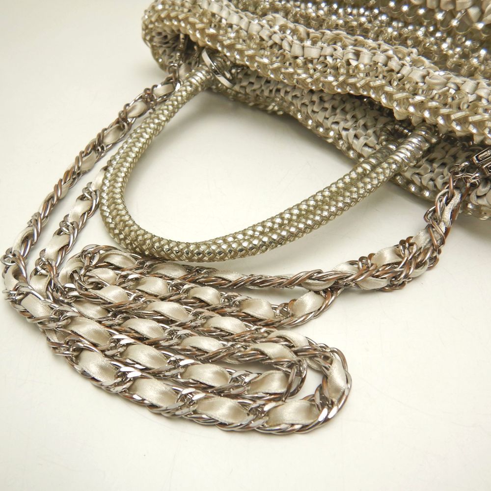 ANTEPRIMA アンテプリマ 2WAY ハンドバッグ PVCワイヤーxリボン