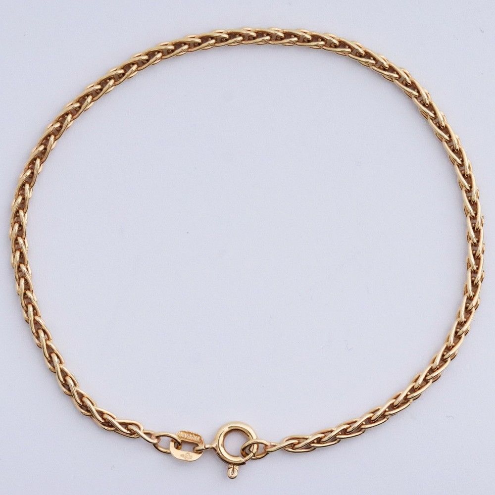 ティファニー ブライデッド パターン ゴールド ブレスレット スパイクk18 ティファニー ブライデッド パターン ゴールド ブレスレット スパイクk18