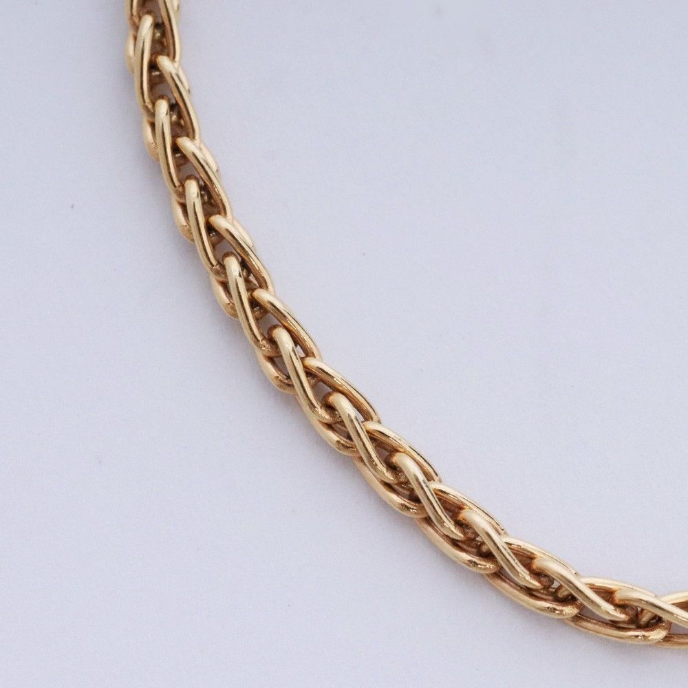TIFFANY&CO. スパイク チェーン ブレスレット K18YG イエローゴールド