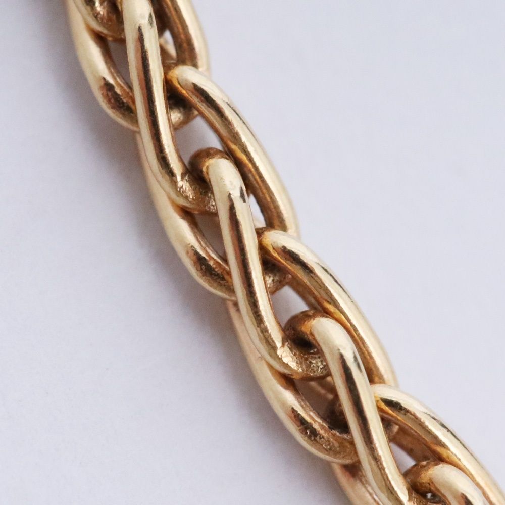 TIFFANY&CO. スパイク チェーン ブレスレット K18YG イエローゴールド