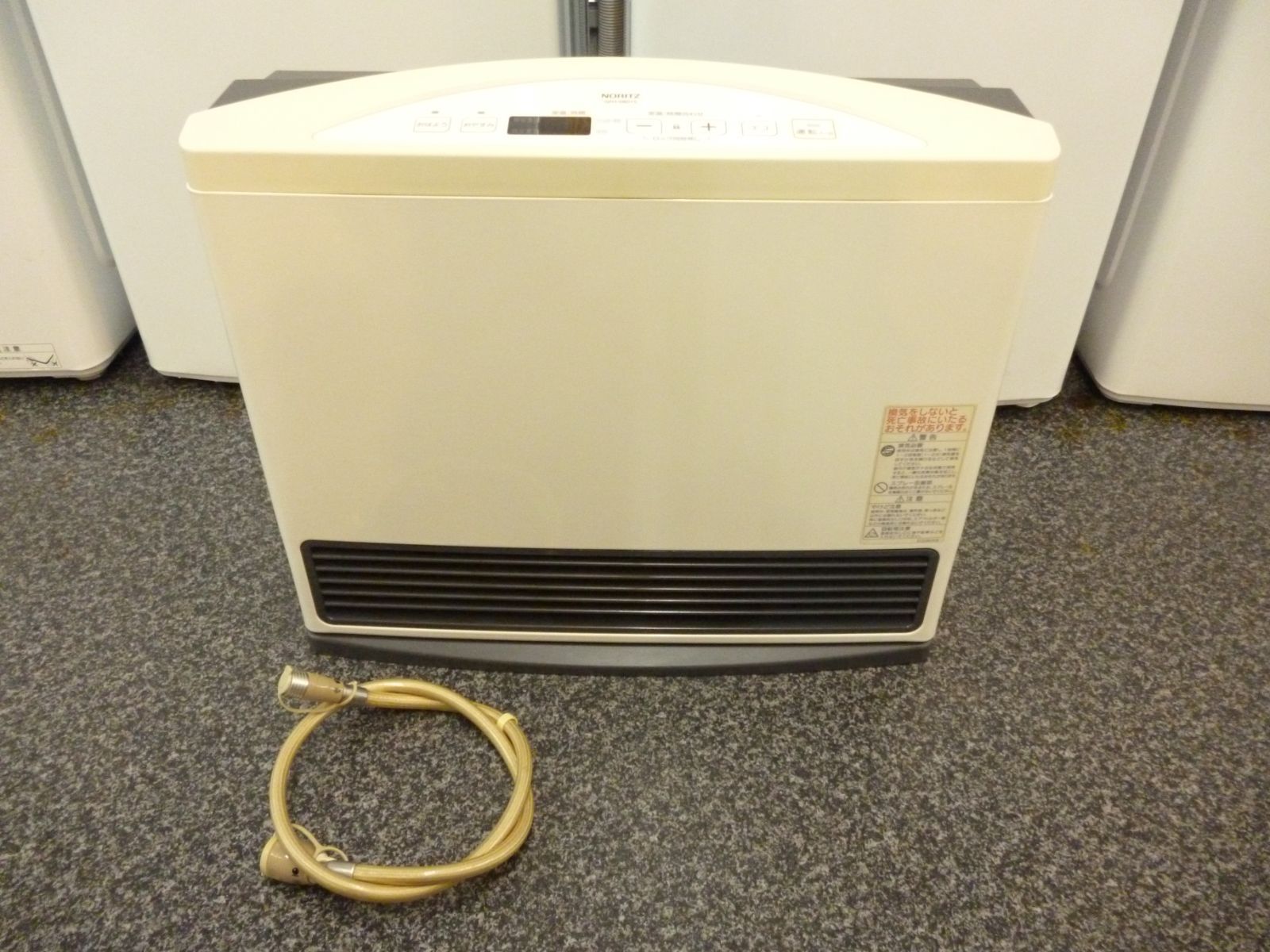 品 NORITZ ノーリツ 2014年製 LPガス ガスファンヒーター GFH-5801 S 暖房 ガスストーブ