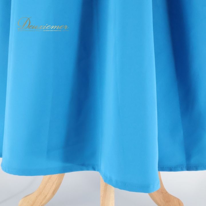 【美品 日本製 フラダンス衣装】ブルー Paondor ワンピース ドレス 青 フラダンス 衣装 ワンピース ドレス パンドール ブルー系 Paondor 日本