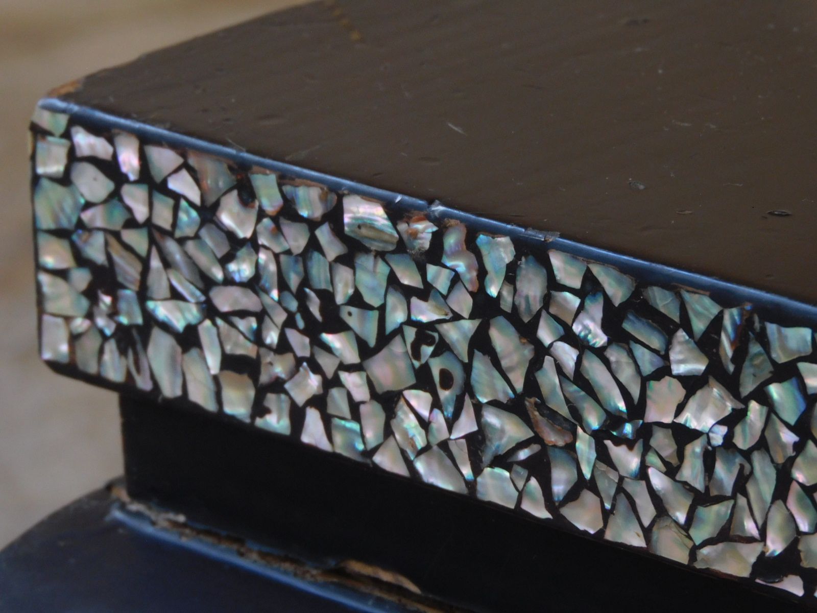 江戸 螺鈿 花台 展示台 HK-a-05755 / 時代漆器 展示台 茶道具 - メルカリ