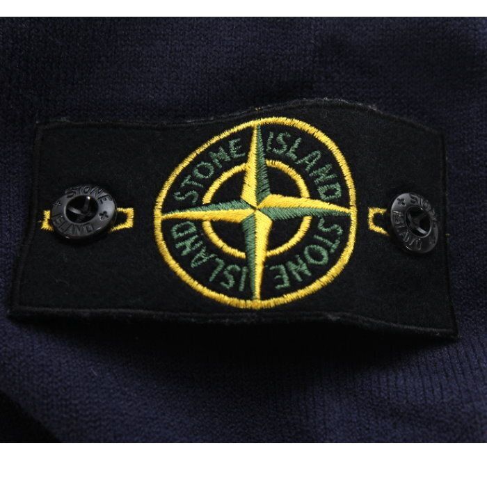 STONE ISLAND ストーンアイランド ジップアップ ニット ネイビー