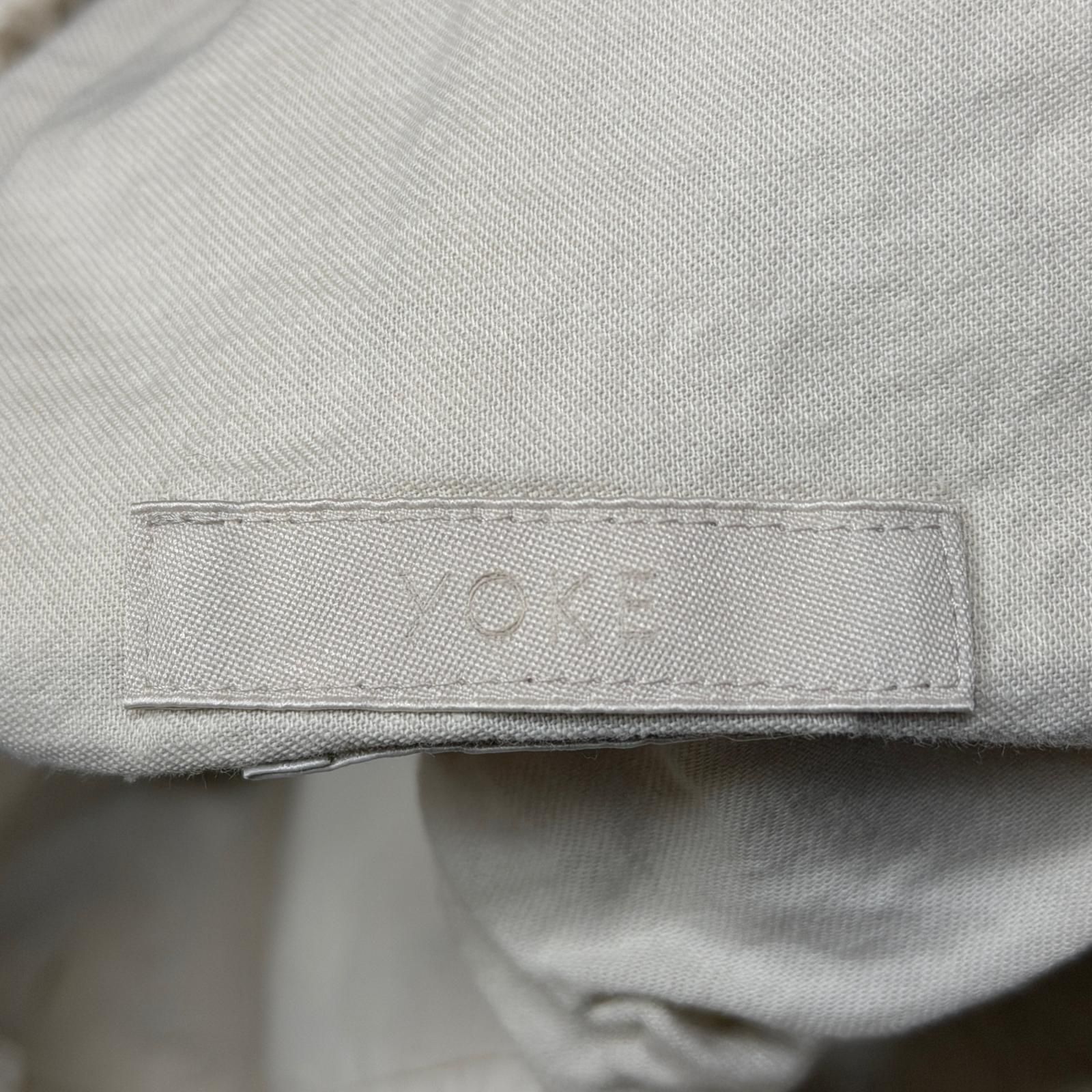 参考上代57200円 未使用 YOKE 25SS EMBROIDERY OVER PANTS オーバー 
