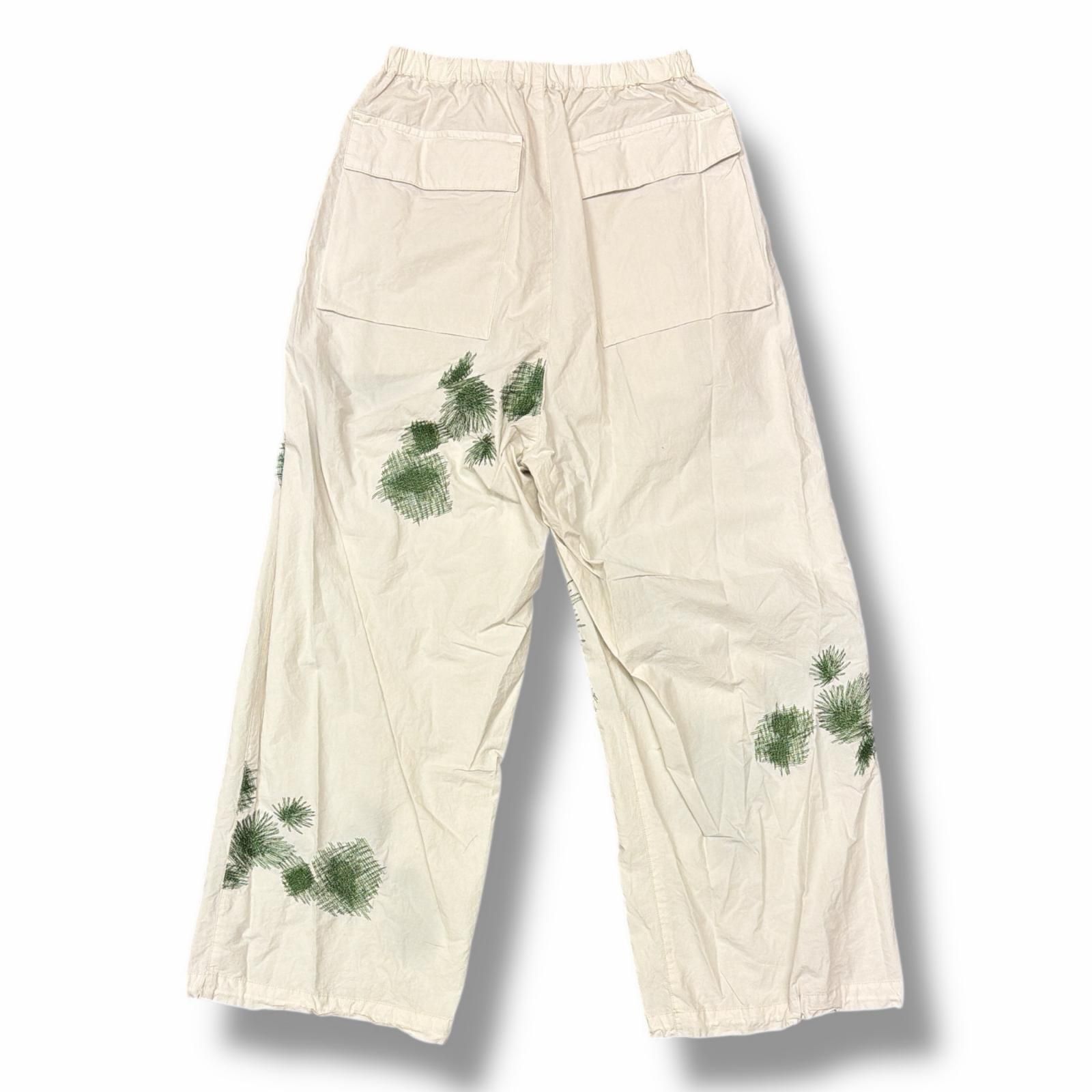 参考上代57200円 未使用 YOKE 25SS EMBROIDERY OVER PANTS オーバー 