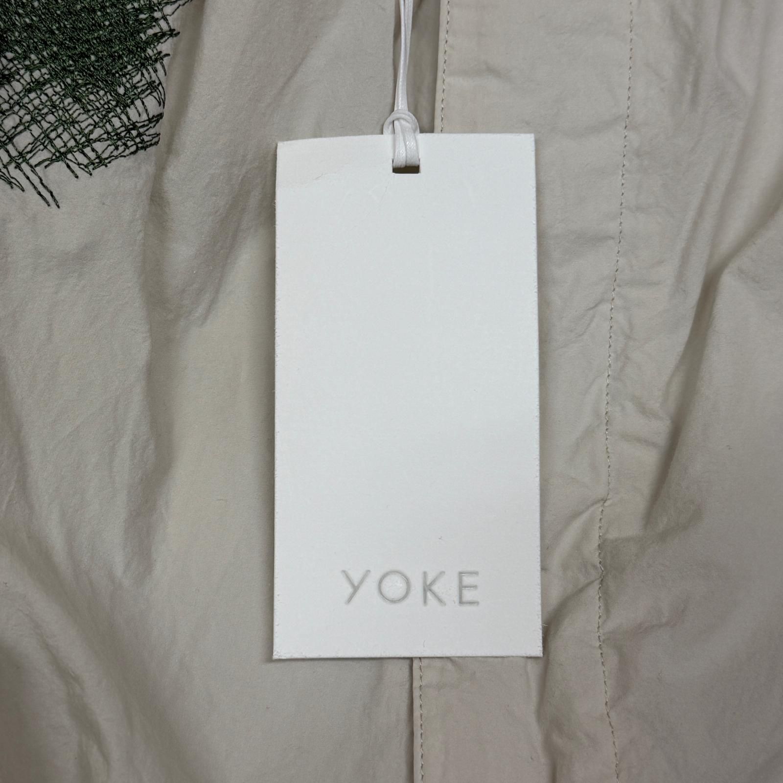 参考上代57200円 未使用 YOKE 25SS EMBROIDERY OVER PANTS オーバー 