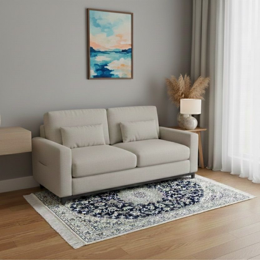 ペルシャ絨毯 192x127cm ナイン産 6La ラグ 手織り ペルシャ高級 ペルシャ絨毯 ナイン産 6La No:CZN-130 リビング カーペット・絨毯