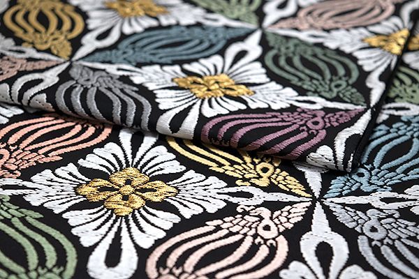 ofa2751 山口美術織物 唐織 高級 袋帯 鳥襷文 お仕立て付き 2～3週間