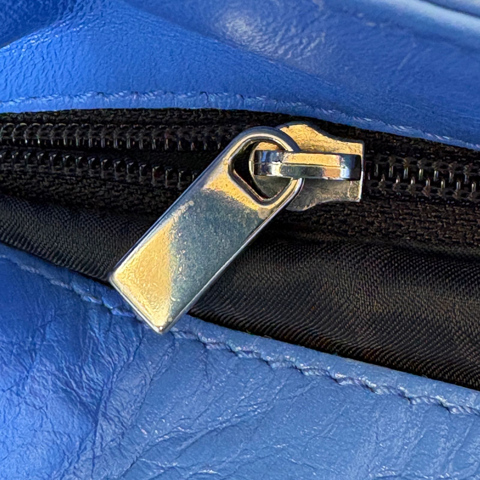 エミリオプッチ クラッチバッグ ハンドバッグ ブルー ナイロン レザー