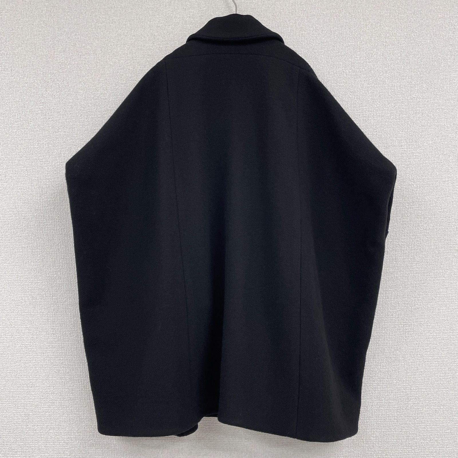 Chloe クロエ オーバーサイズ ポンチョ ロング コート 未使用 CHLOE クロエ ロング丈 ポンチョ ケープ コート 34 ブラック