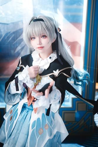 NOKIJP 崩壊スターレイル 星核ハンター コスプレ ウィッグ付き ホタル カフカ 銀狼 コスプレ衣装 刃 大人用 イベント 崩壊 スターレイル スターレル スタレ 仮装 FBMpo