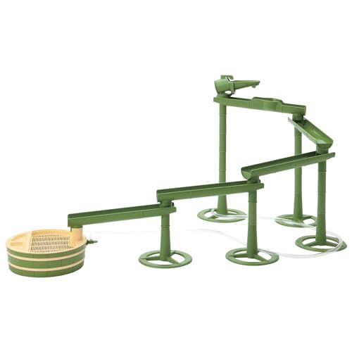 パール金属 そうめん流し器 スライダー 電池式 竹流麺 D-6794 po