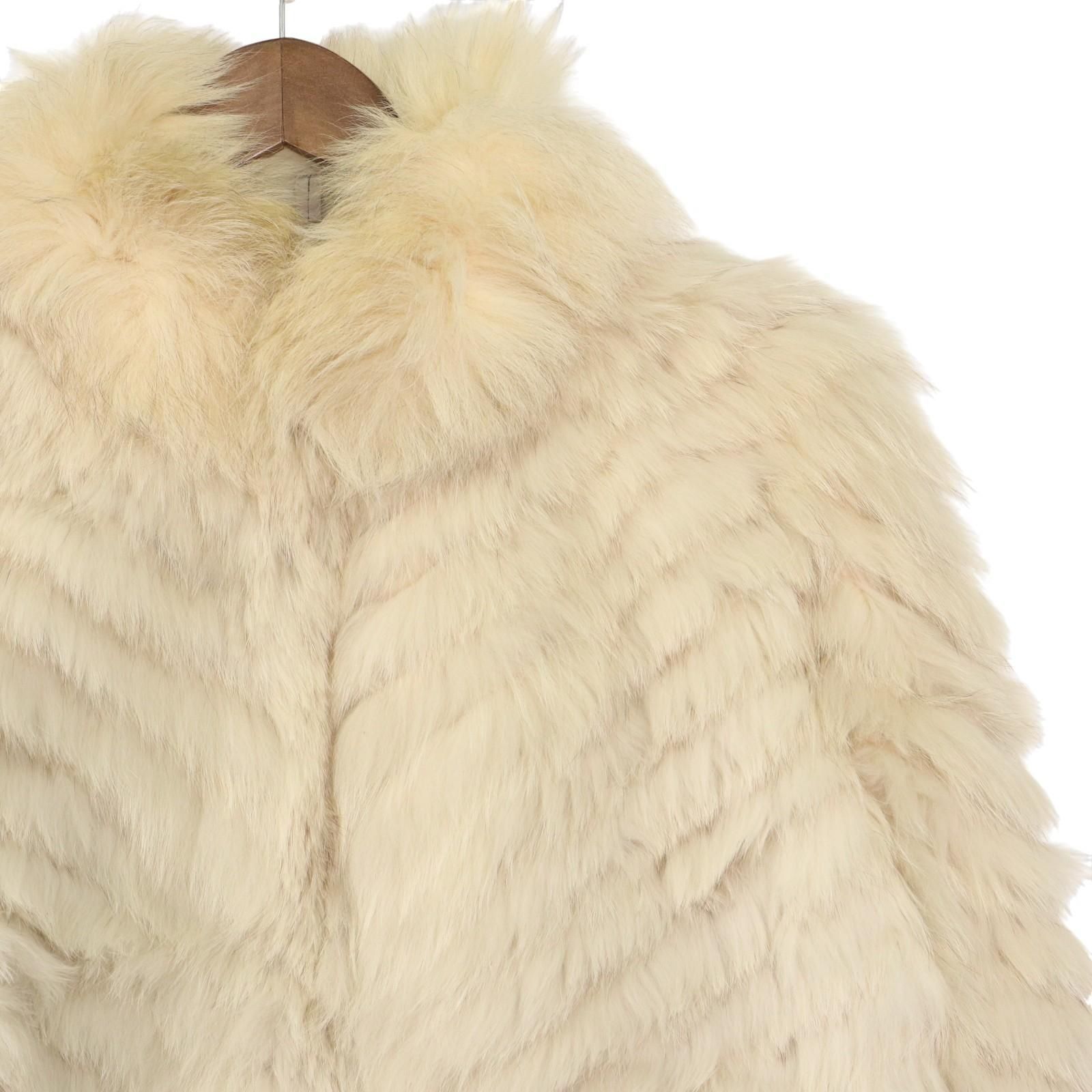 SAGA FOX サガフォックス 最高級 本毛皮 フォックスファーコート