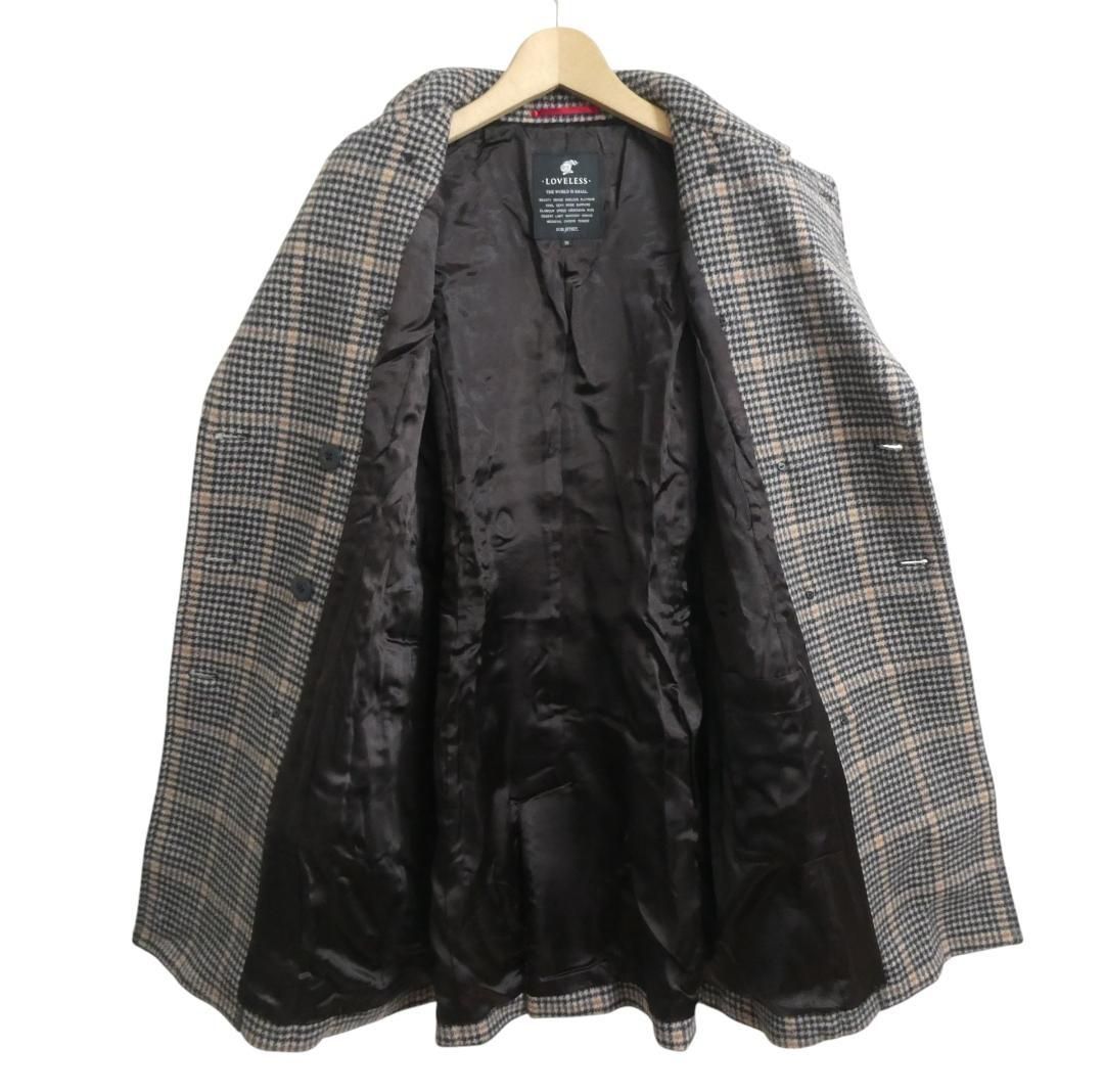 美品 LOVELESS ラブレス サイズ36 千鳥格子柄 チェック柄 ロング丈