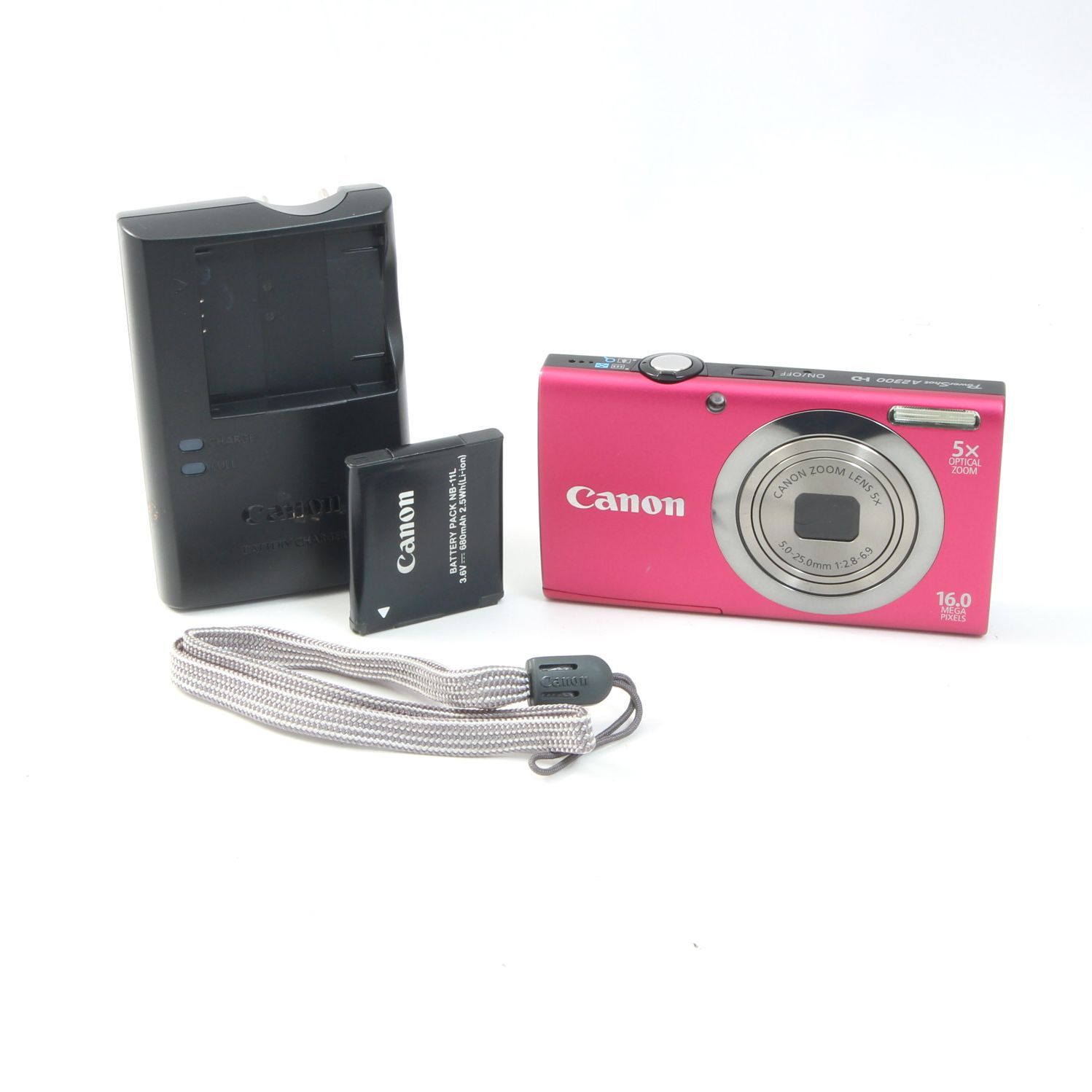 Canon キャノン PowerShot A2300 レッド コンパクトデジタルカメラ