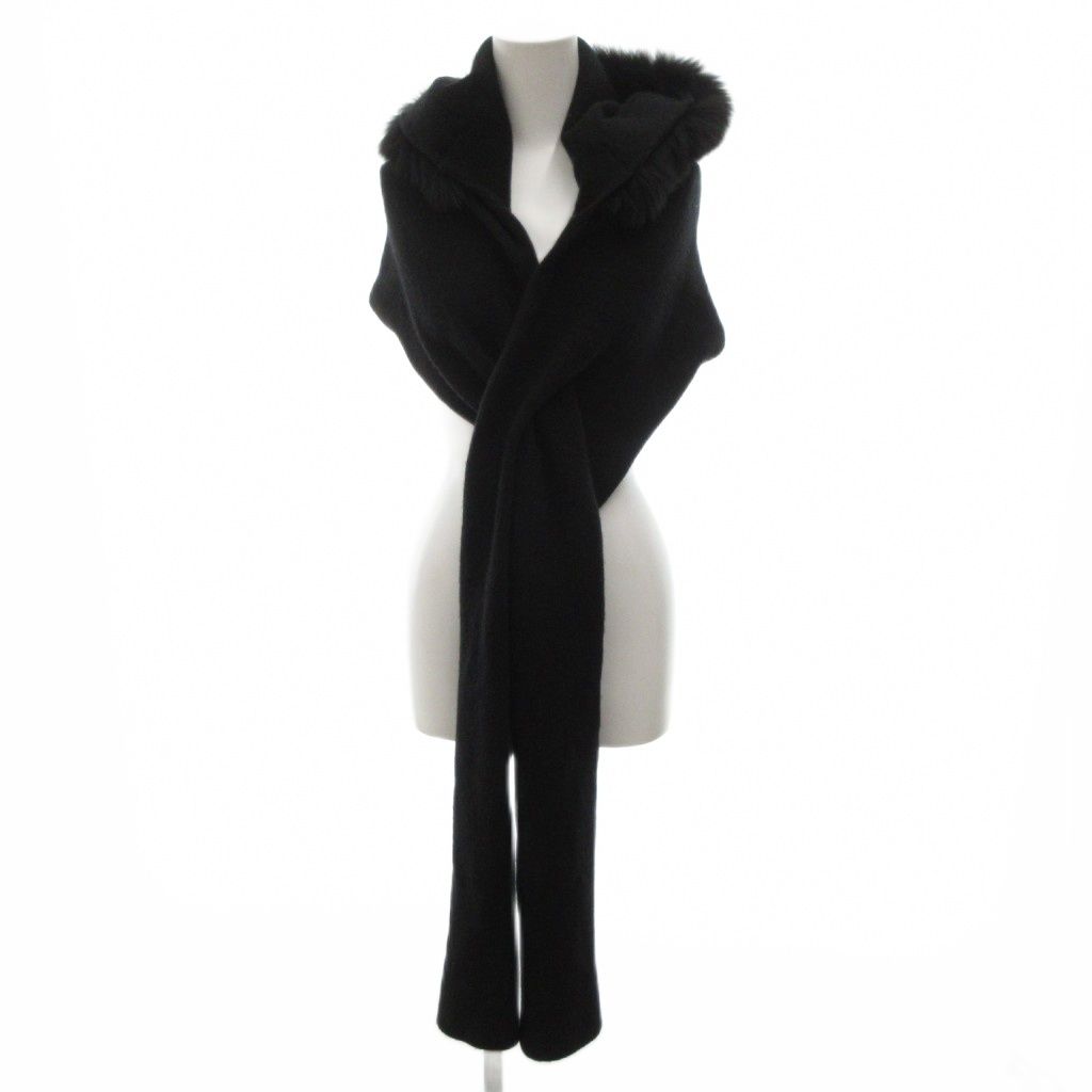 マックスマーラ MAX MARA 白タグ フォックスファー フード フーディ