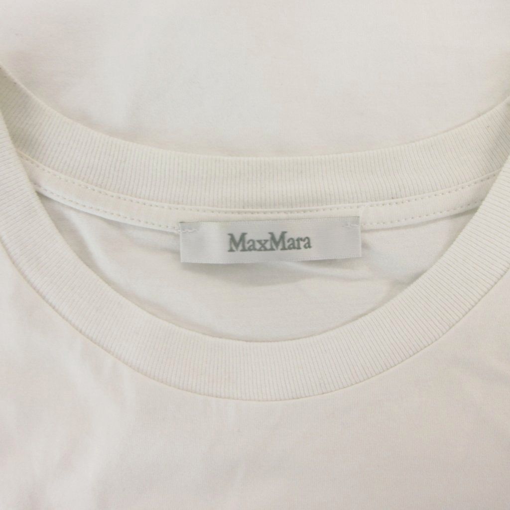 マックスマーラ MAX MARA 白タグ プリントTシャツ カットソー ライン