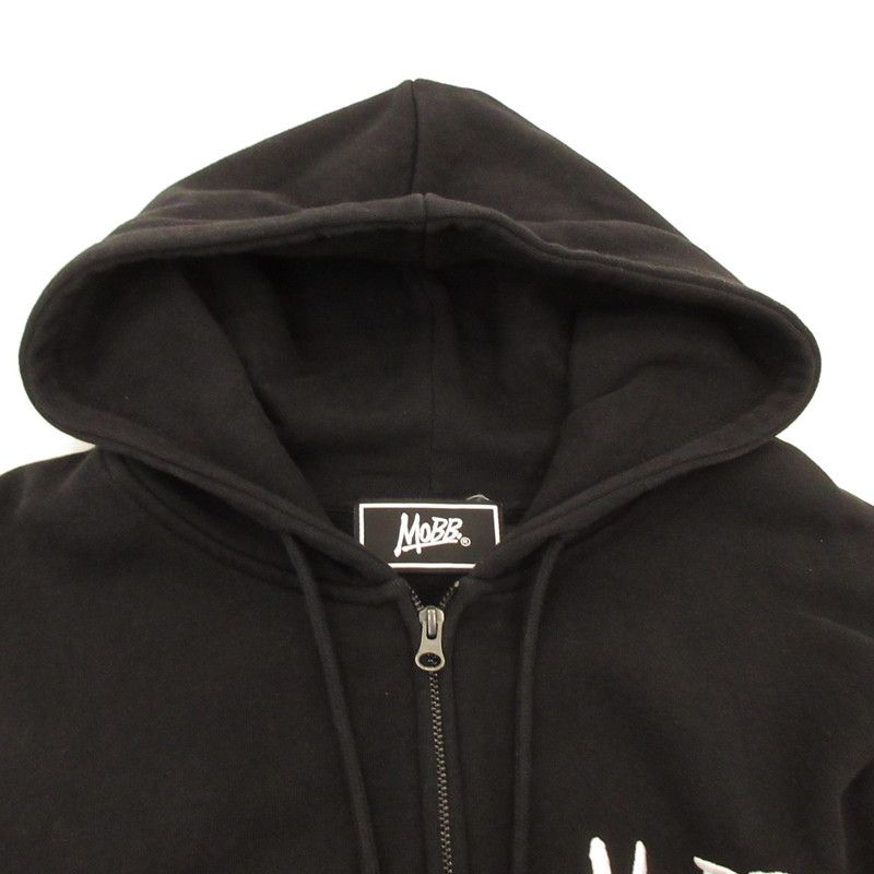 姫路東店】 中古 MOBB | モブ パーカー ブラック サイズ：XL 【103