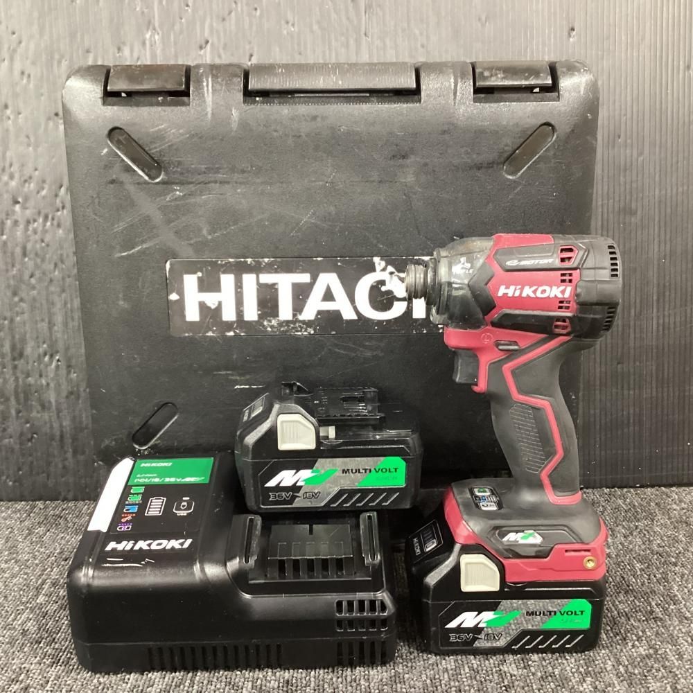 HiKOKI WH 36 DC NNR コードレスインパクトドライバ バッテリ 急速充電器付 202