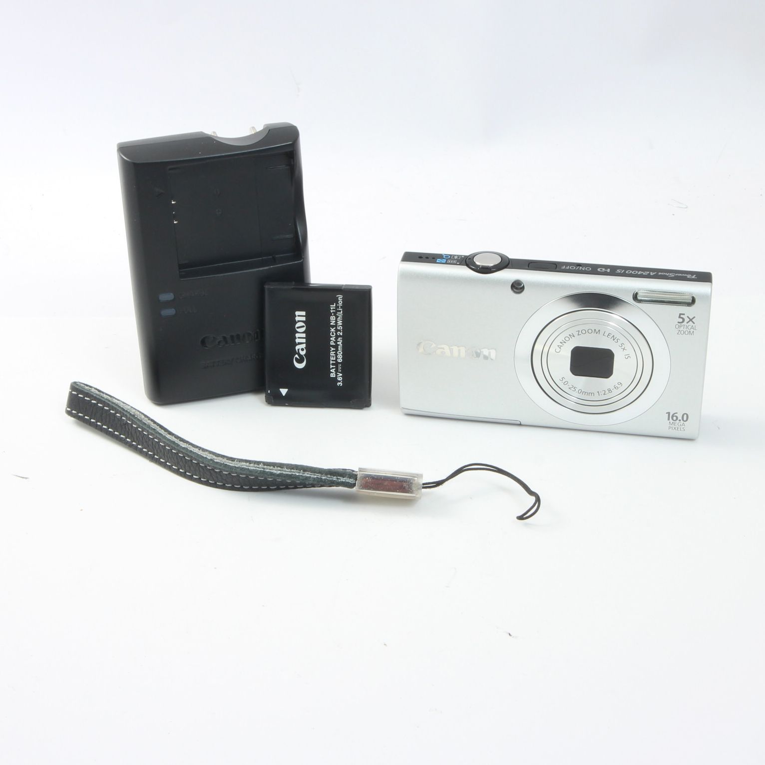 Canon キャノン PowerShot A2400 シルバー コンパクトデジタルカメラ