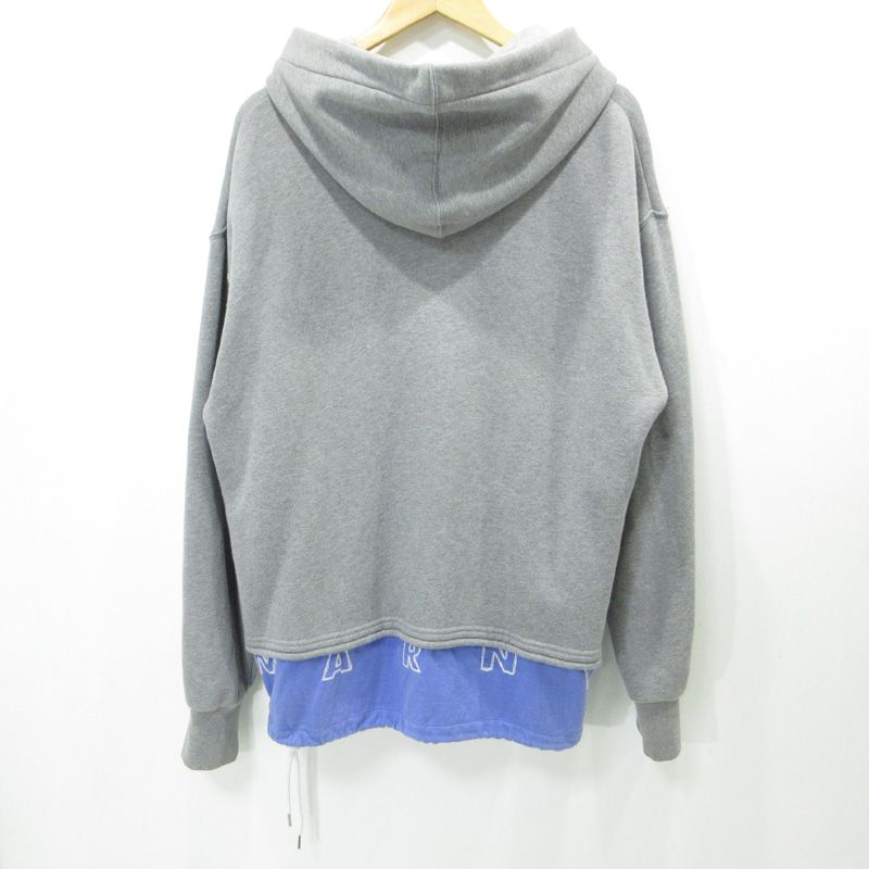 MARNI | マルニ バックロゴ刺繍長袖ジップパーカー 2020年 グレー サイズ 44 108