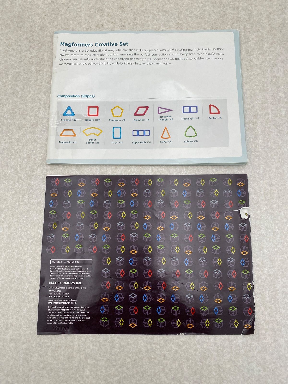 マグフォーマー MAGFORMERS クリエイティブセット90 - メルカリ