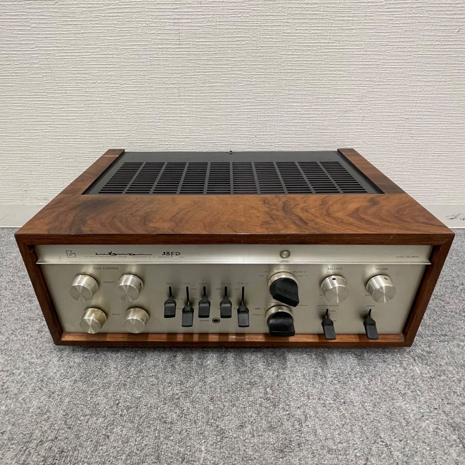 NPAA】ジャンク LUXMAN ラックスマン 真空管アンプ SQ-38FD ビンテージ