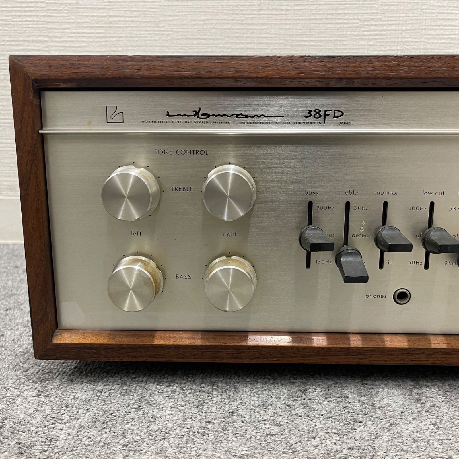 NPAA】ジャンク LUXMAN ラックスマン 真空管アンプ SQ-38FD ビンテージ