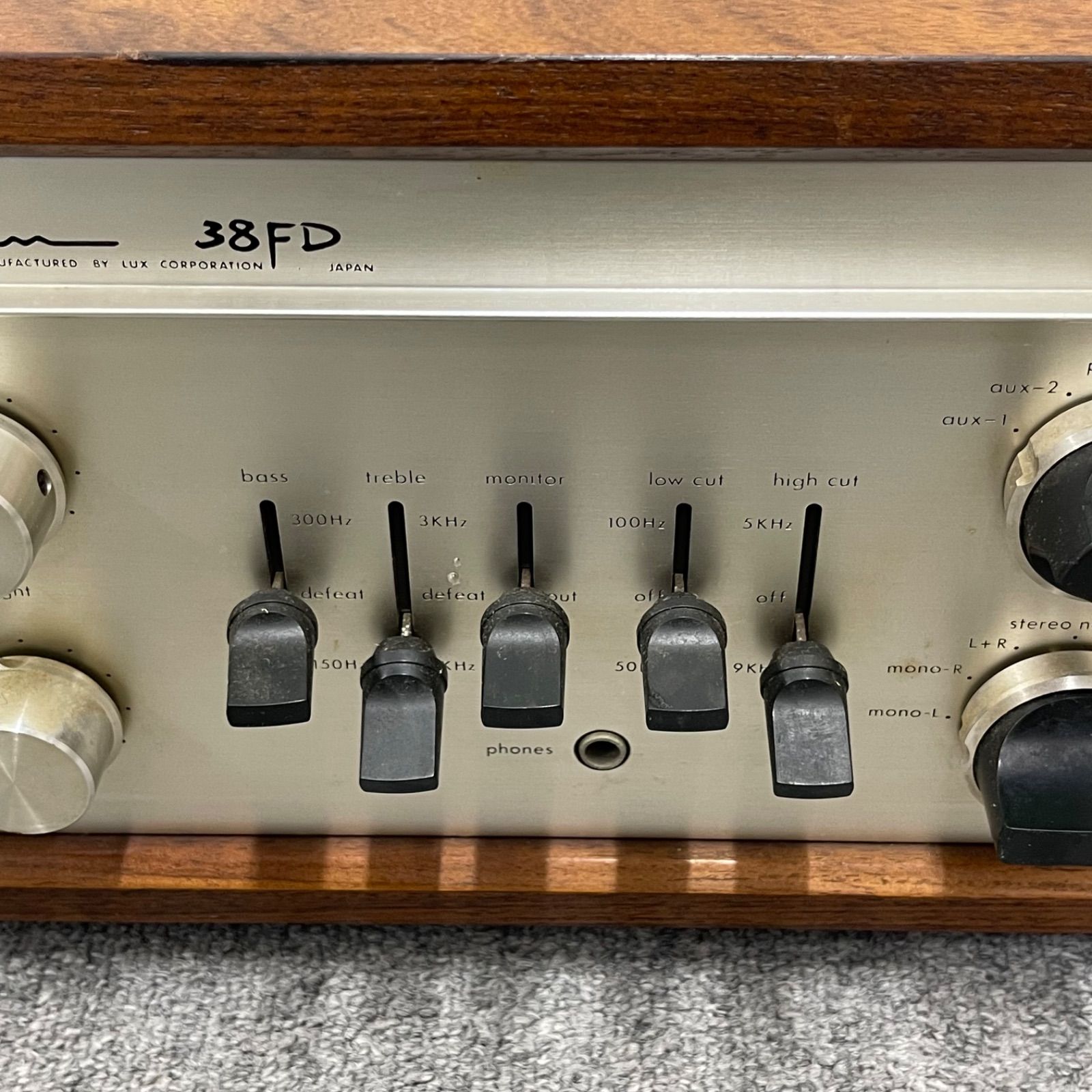 ラックス 真空管アンプ SQ 38FD ジャンク品 買取についてLUXMAN SQ38FD 真空管アンプ｜ナックオーディオ