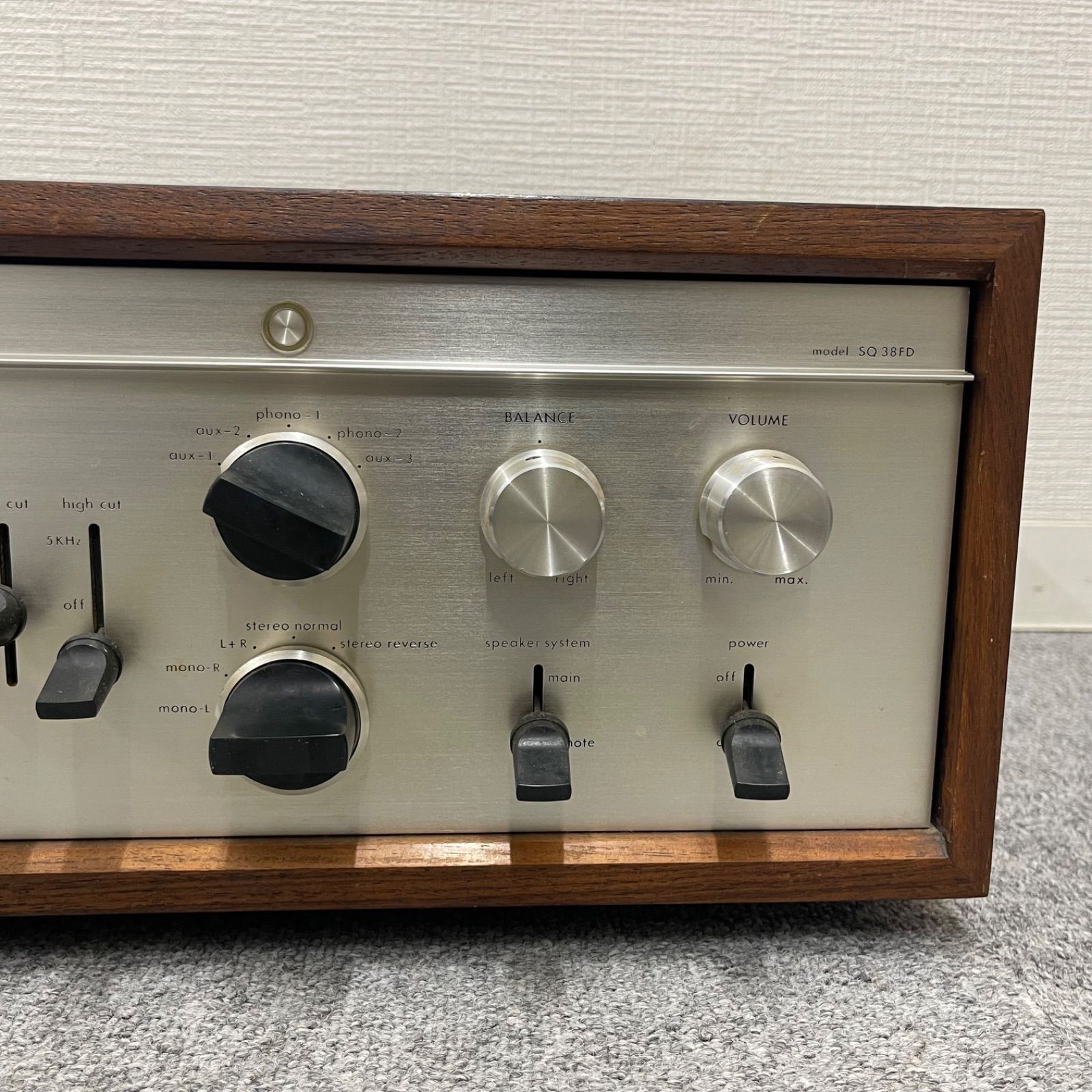 真空管アンプ (ジャンク) NPAA】ジャンク LUXMAN ラックスマン 真空管アンプ SQ-38FD ビンテージ