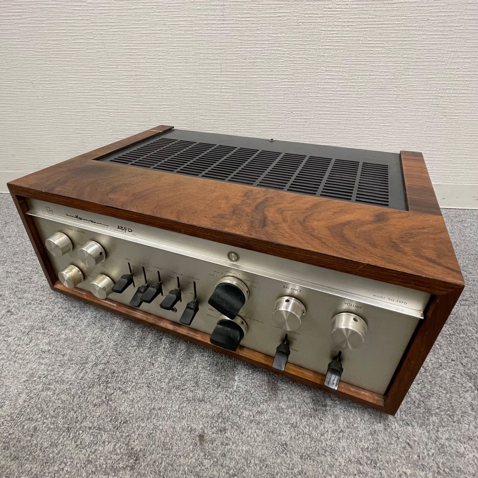NPAA】ジャンク LUXMAN ラックスマン 真空管アンプ SQ-38FD ビンテージ