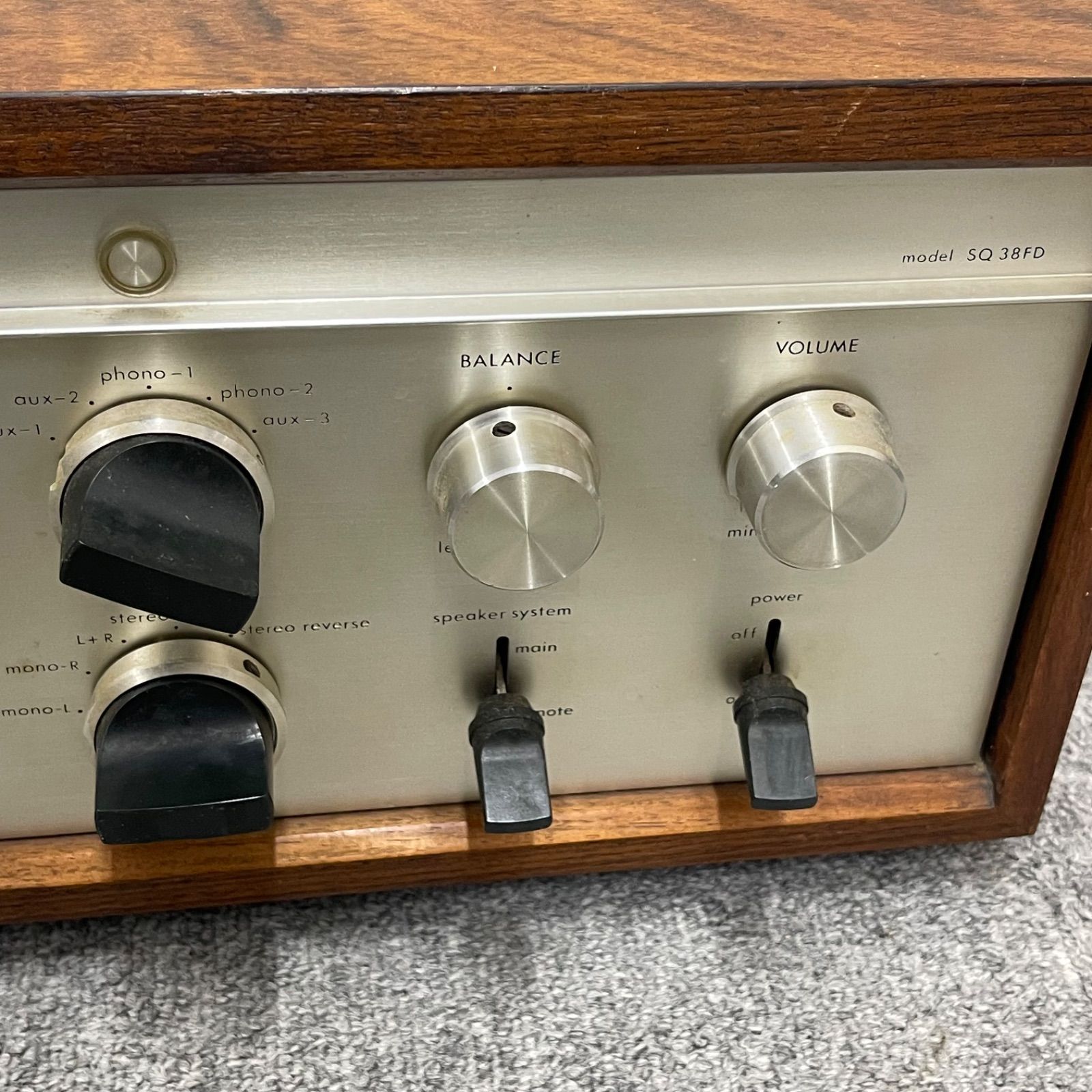 NPAA】ジャンク LUXMAN ラックスマン 真空管アンプ SQ-38FD ビンテージ