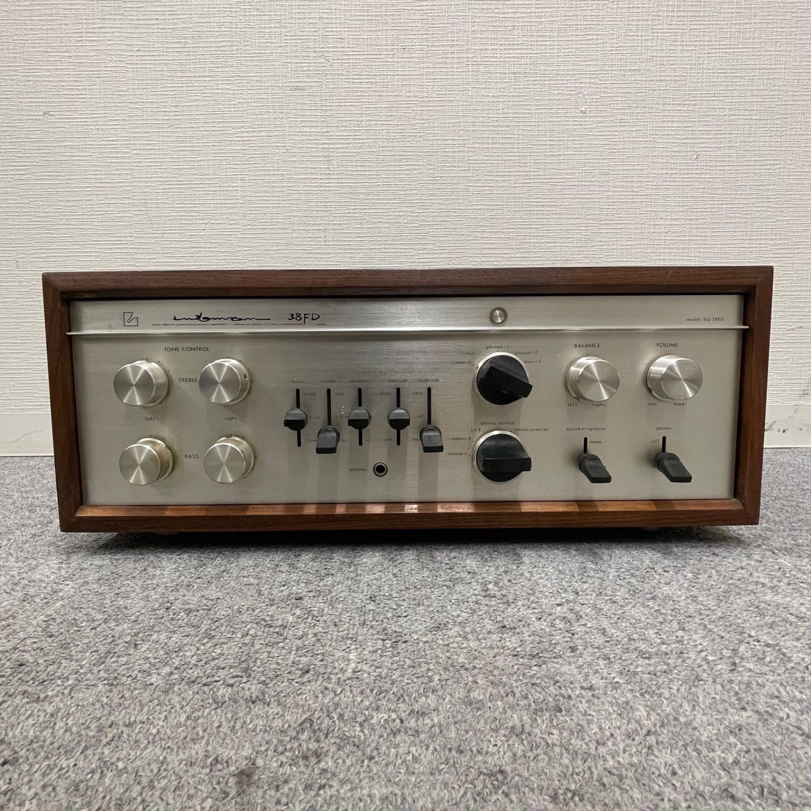 NPAA】ジャンク LUXMAN ラックスマン 真空管アンプ SQ-38FD ビンテージ