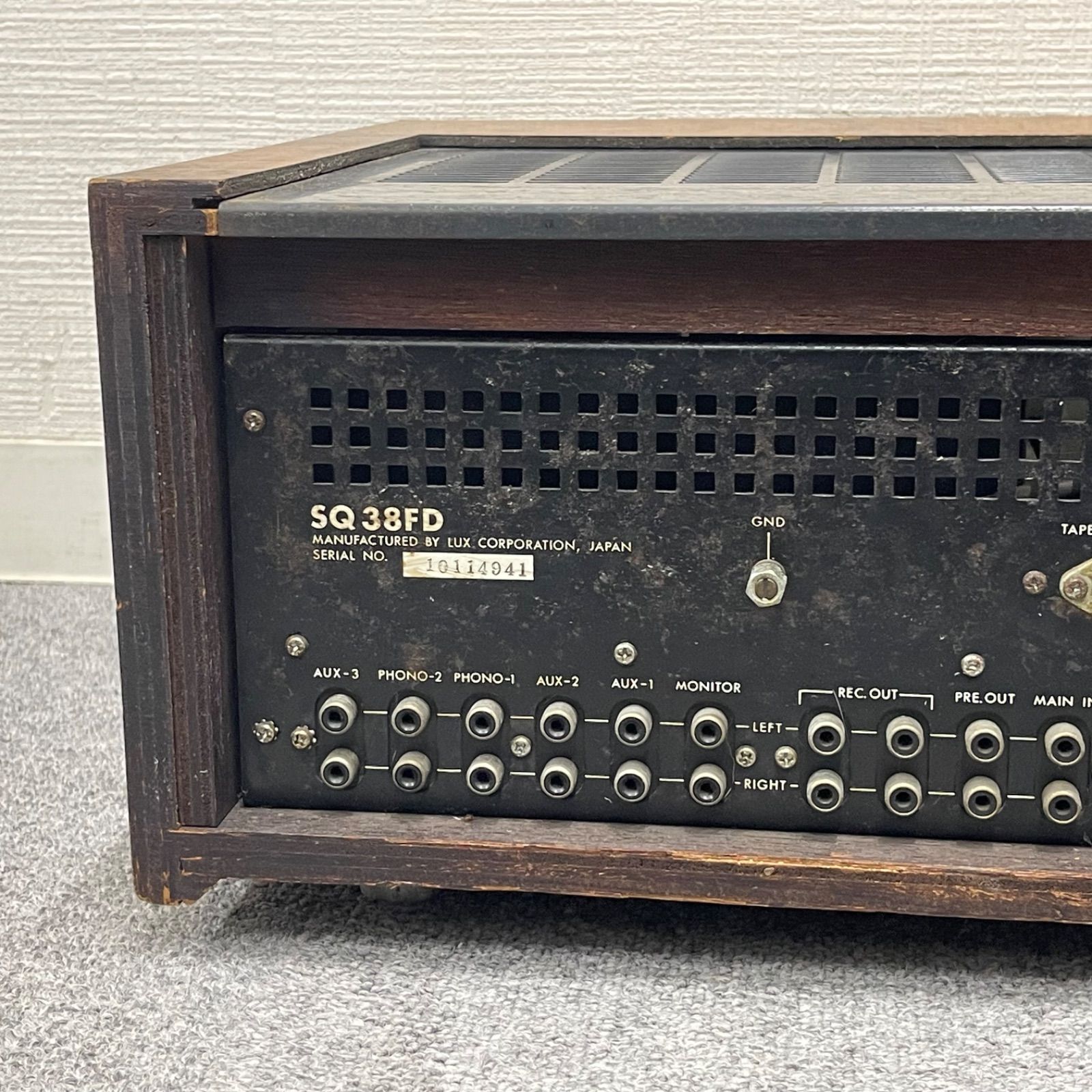 NPAA】ジャンク LUXMAN ラックスマン 真空管アンプ SQ-38FD ビンテージ