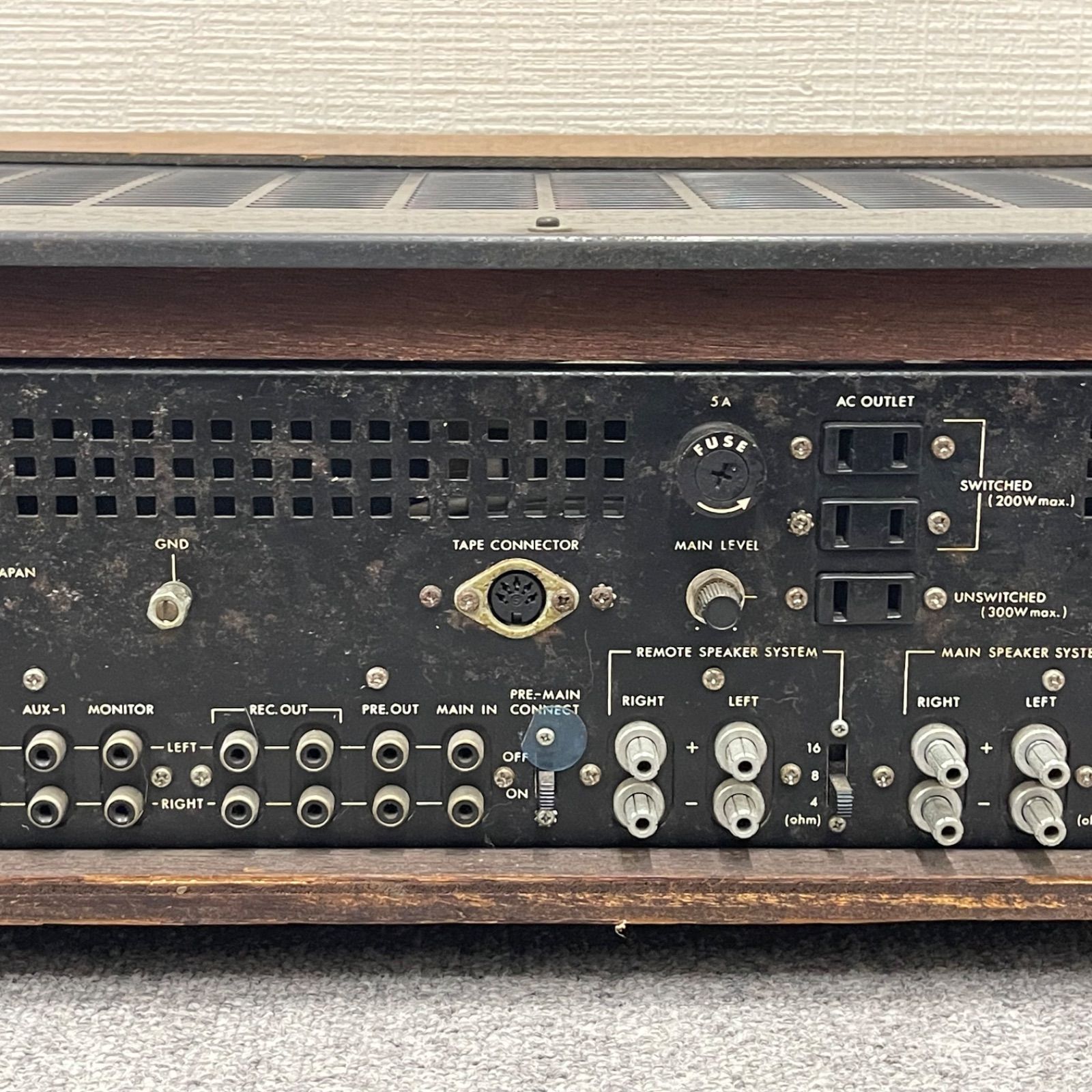 NPAA】ジャンク LUXMAN ラックスマン 真空管アンプ SQ-38FD ビンテージ