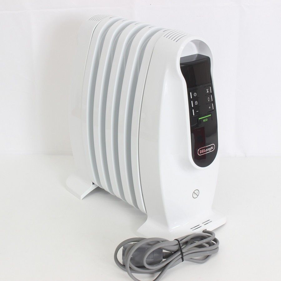 デロンギ オイルヒーター NJ 0505 E ピュアホワイト＋ブラック 3畳 De Longhi 本体