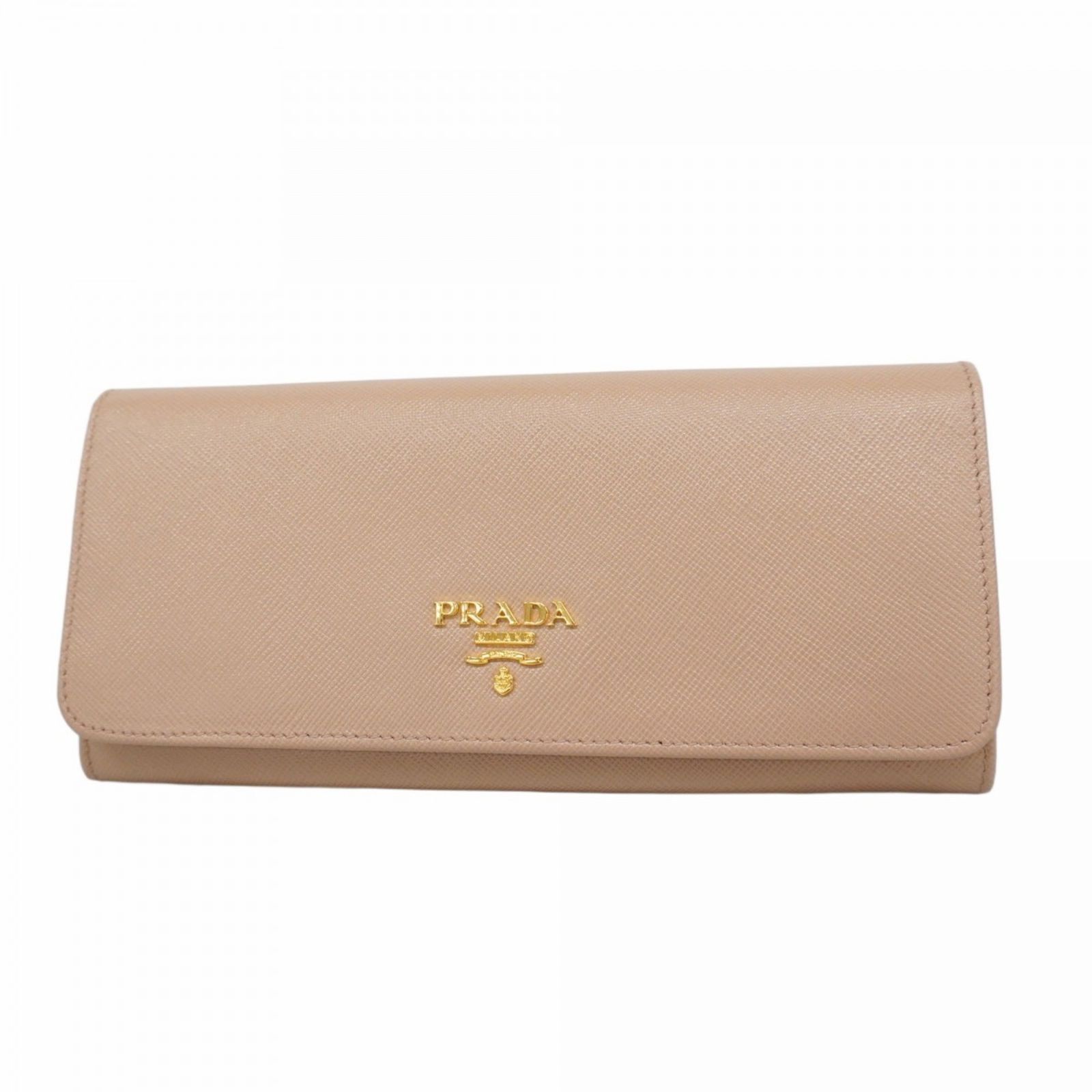 プラダ(Prada) プラダ 長財布 サフィアーノ レザー ベージュ