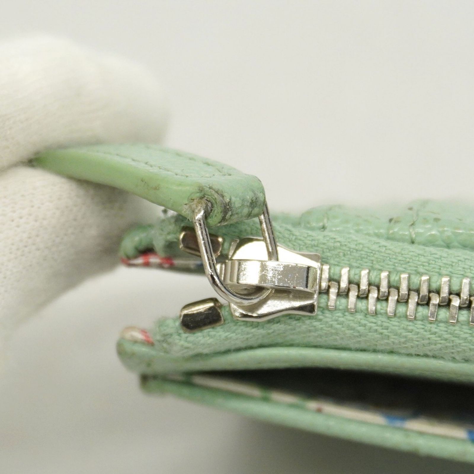  シャネル Chanel 財布 コインケース マトラッセ キャビアスキン グリーン レディース コインケース 小銭入れ 小物