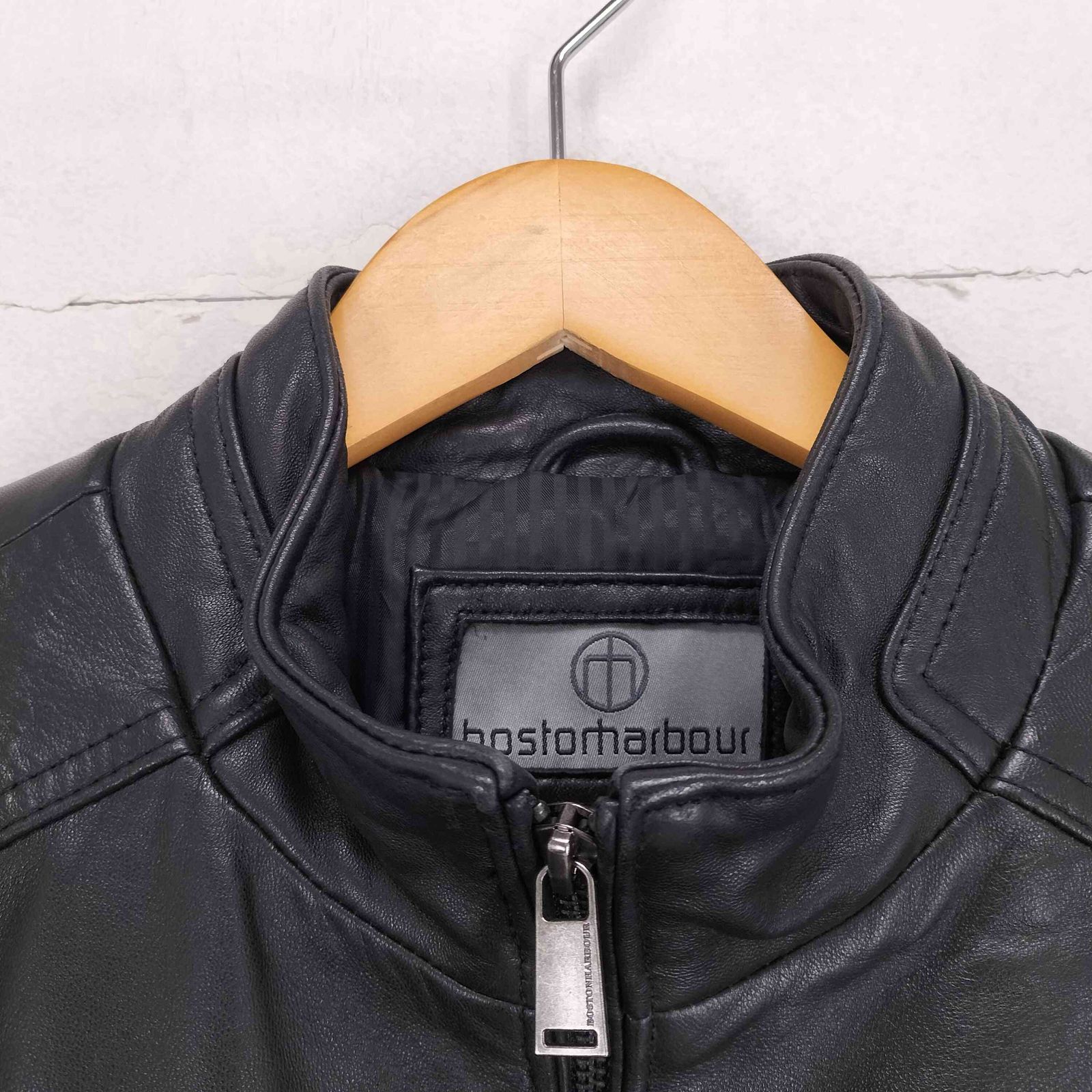 ユーズドフルギ USED古着 シープスキンレザーブルゾン メンズ JPN：M