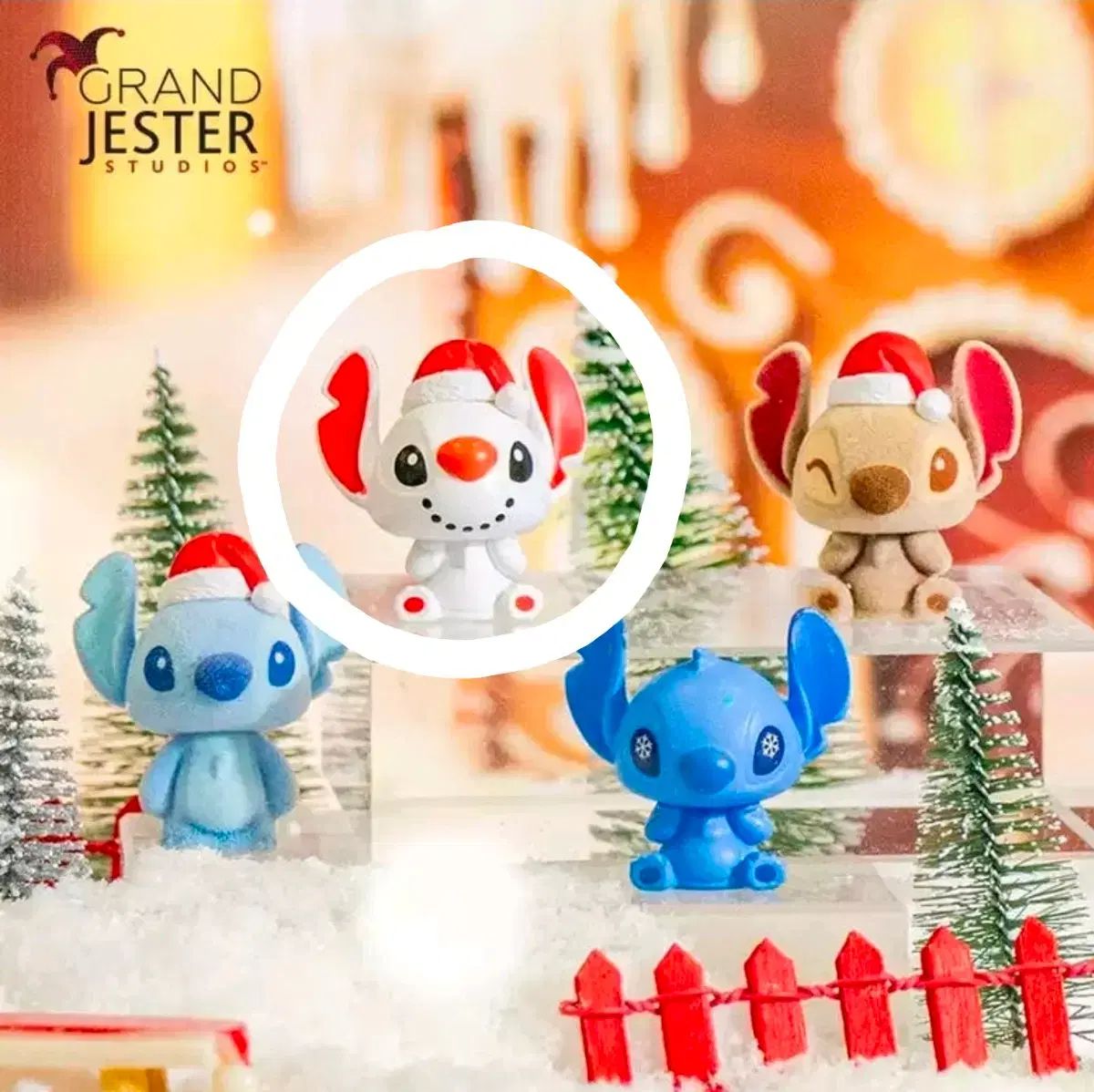 ディズニー スティッチ クリスマス エディション ミニ フィギュア