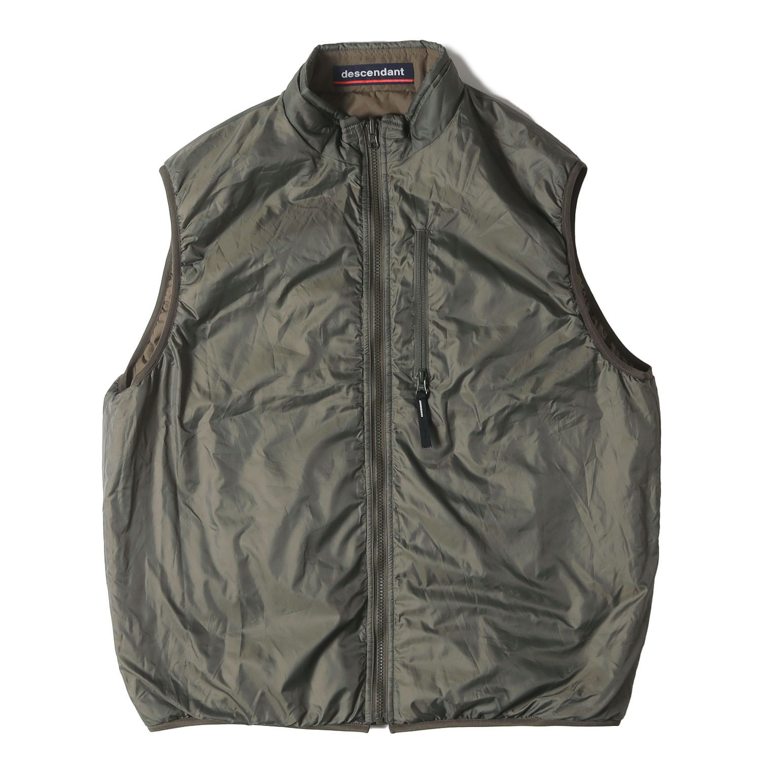 DESCENDANT ディセンダント ベスト オリーブドラブ サイズ:3 | 21AW