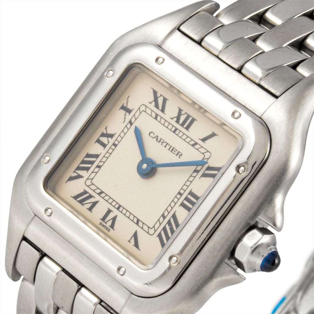 カルティエ Cartier W25033P5 1320 パンテール SM 腕時計 アイボリー