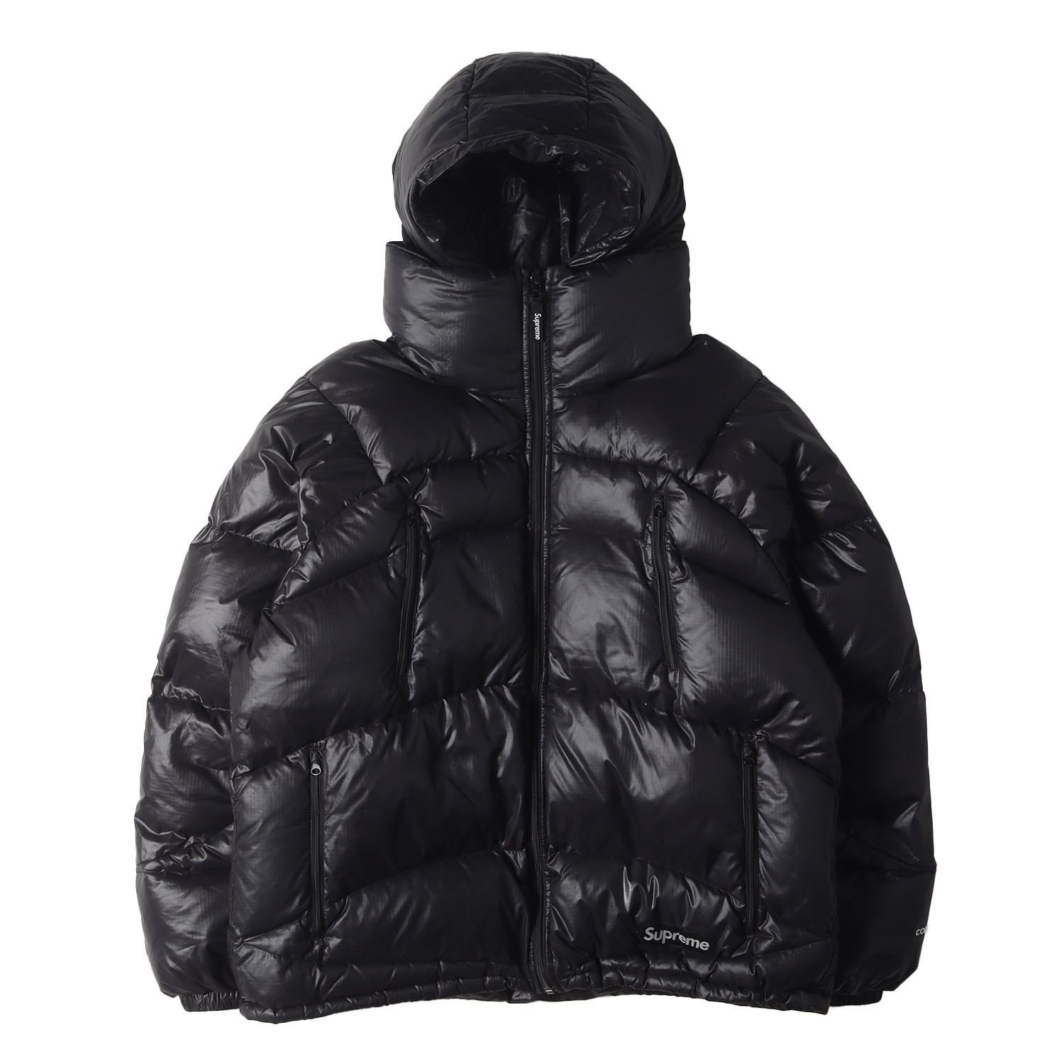 Supreme シュプリーム ジャケット ブラック 黒 サイズ M 22 AW フードロゴ リバーシブル ダウンジャケット Reversible Featherweight Down Puffer Jacket アウター メンズ