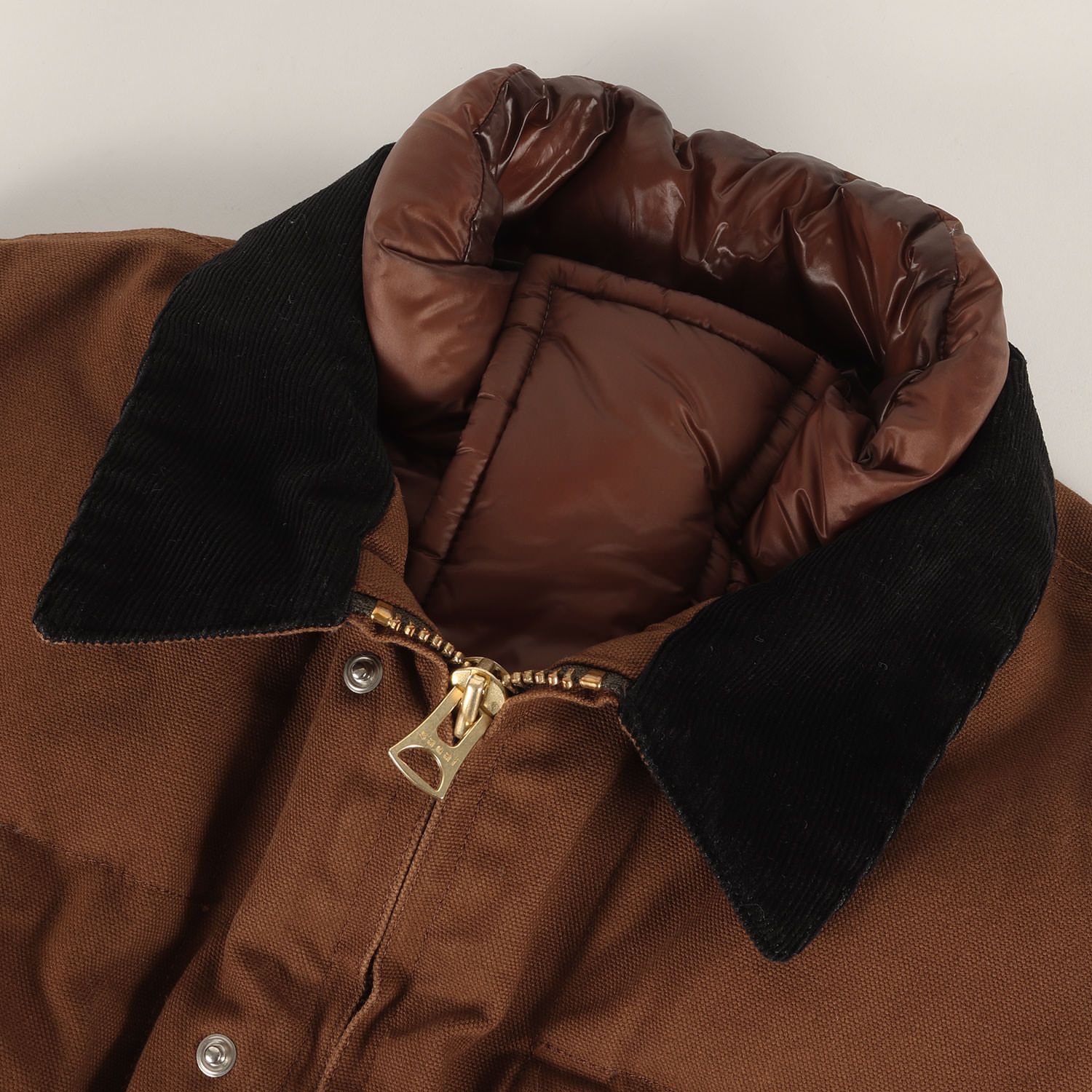 新品】Sacai サカイ ジャケット ブラウン サイズ:1 | 25AW Carhartt 