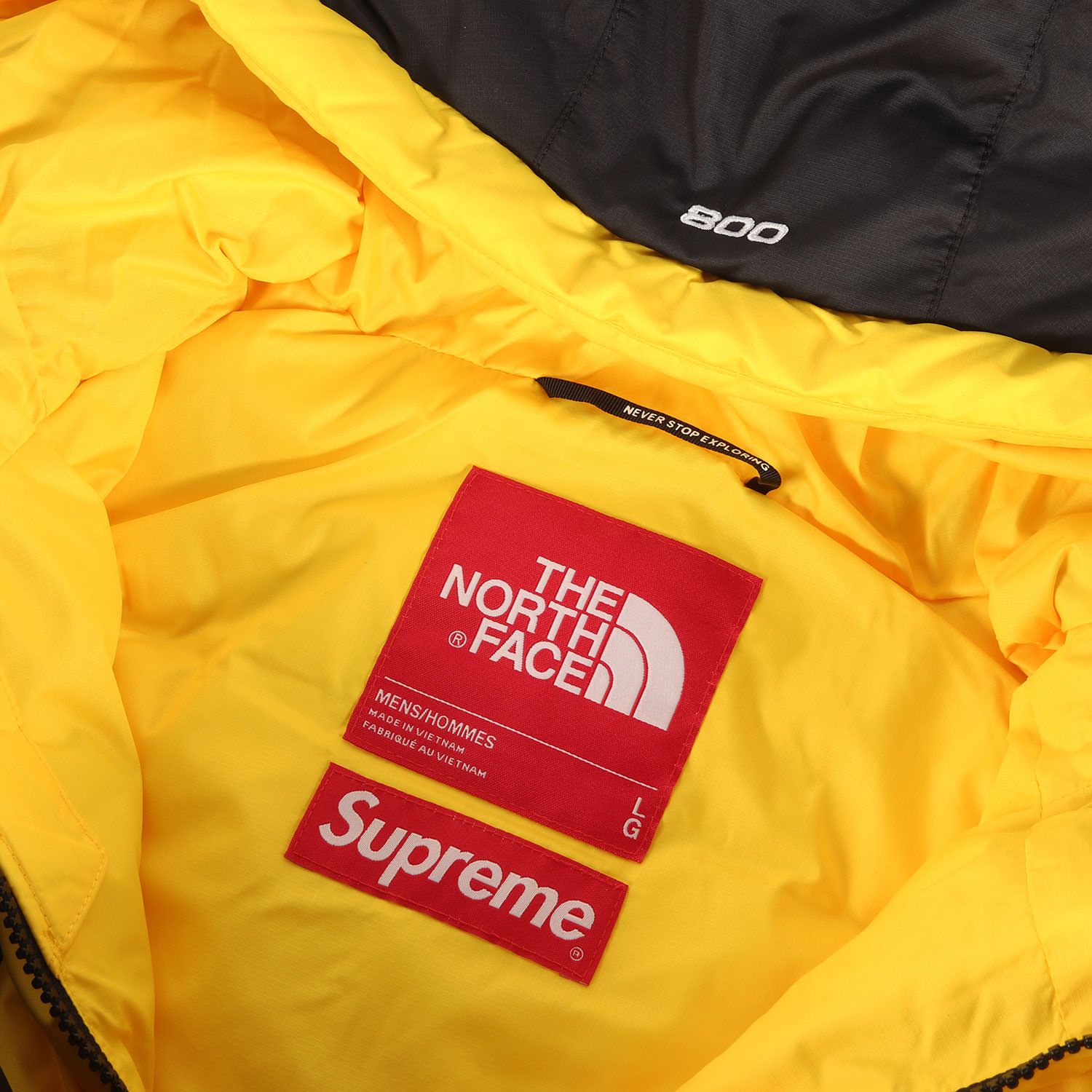 新品】Supreme シュプリーム ジャケット イエロー ブラック サイズ:L