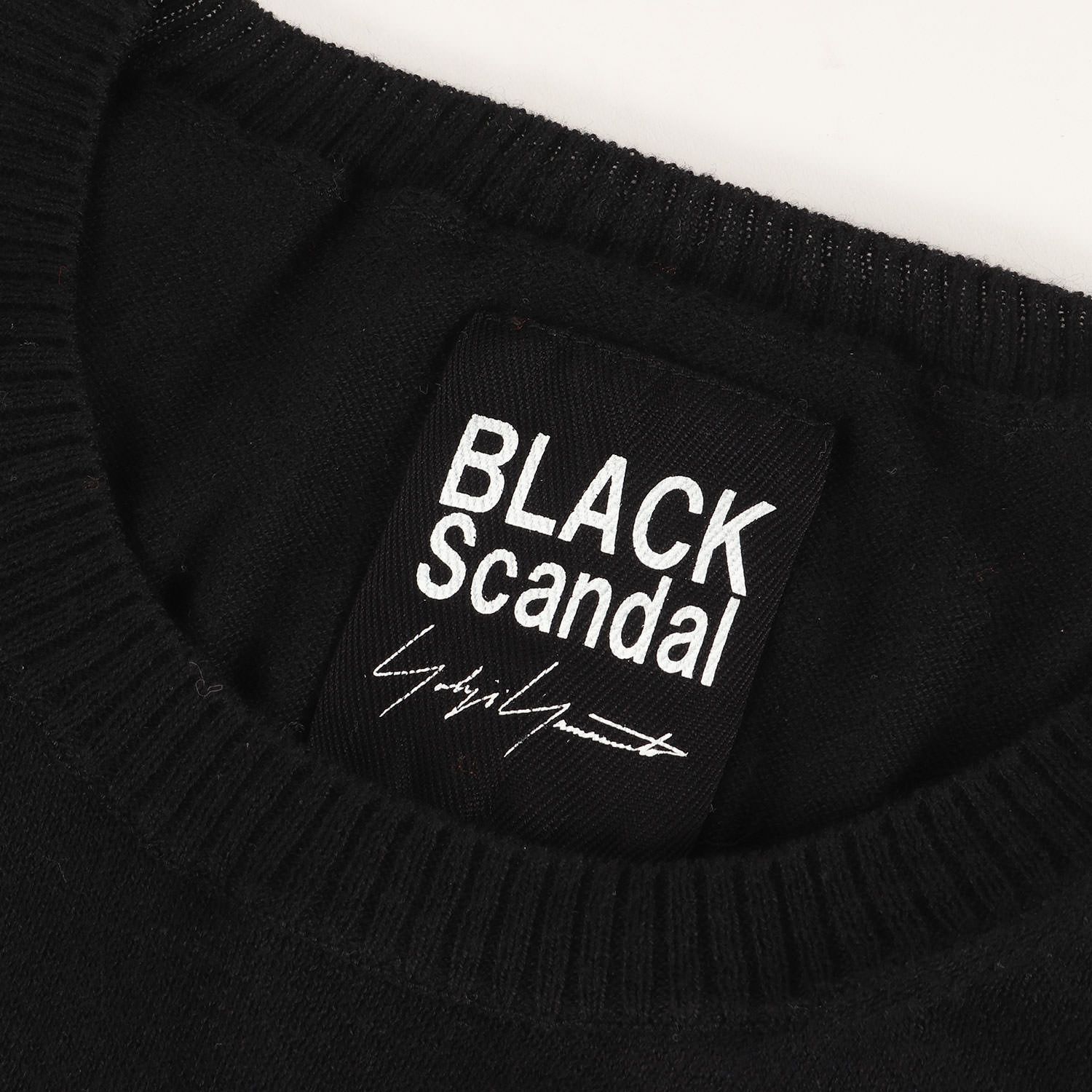 Yohji Yamamoto ヨウジヤマモト ニット ブラック 黒 サイズ:3
