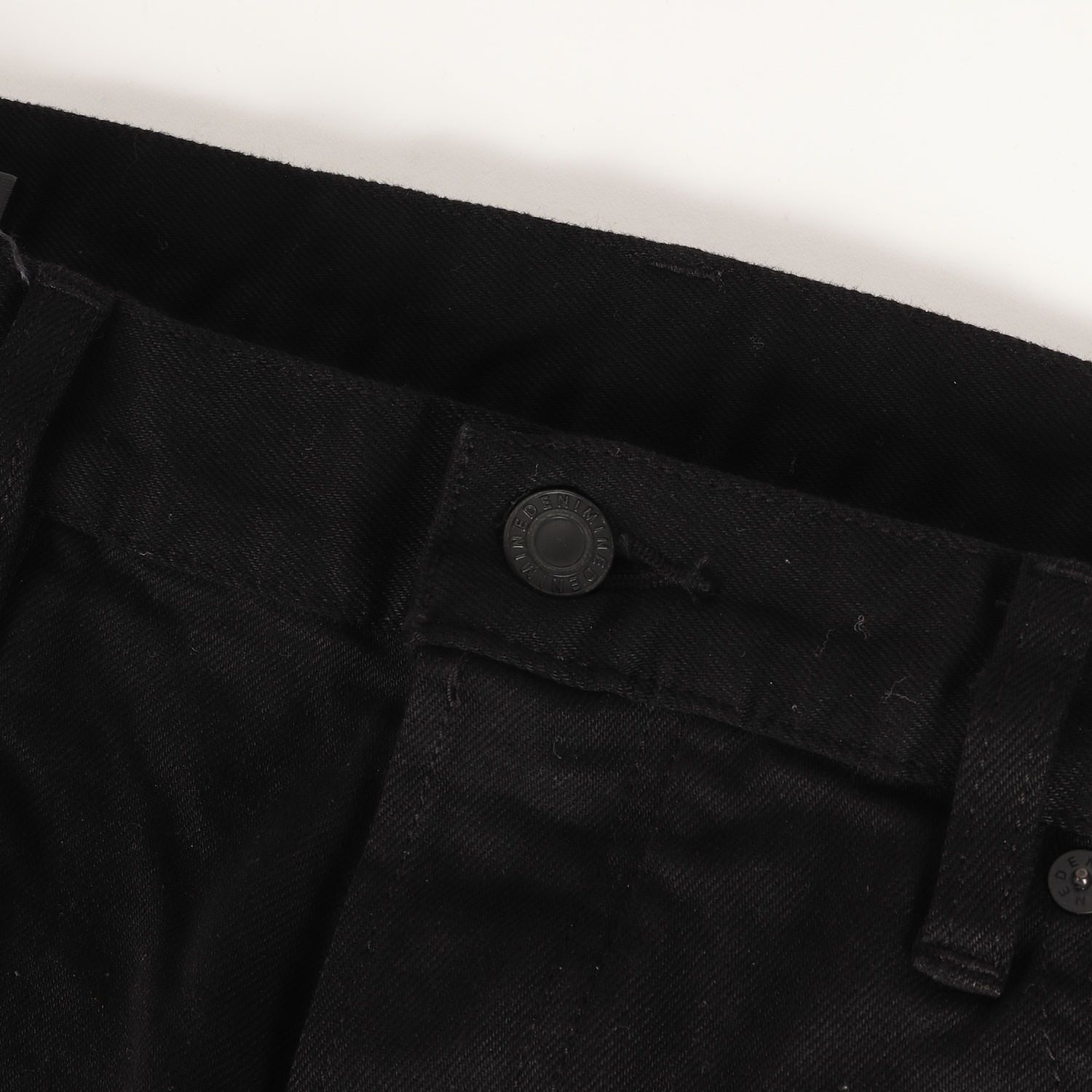 新品】MINEDENIM マインデニム パンツ ブラック 黒 サイズ:12