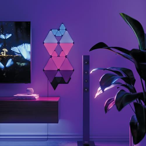 Nanoleaf(ナノリーフ) Shapes Black Mini Triangle(シェイプス