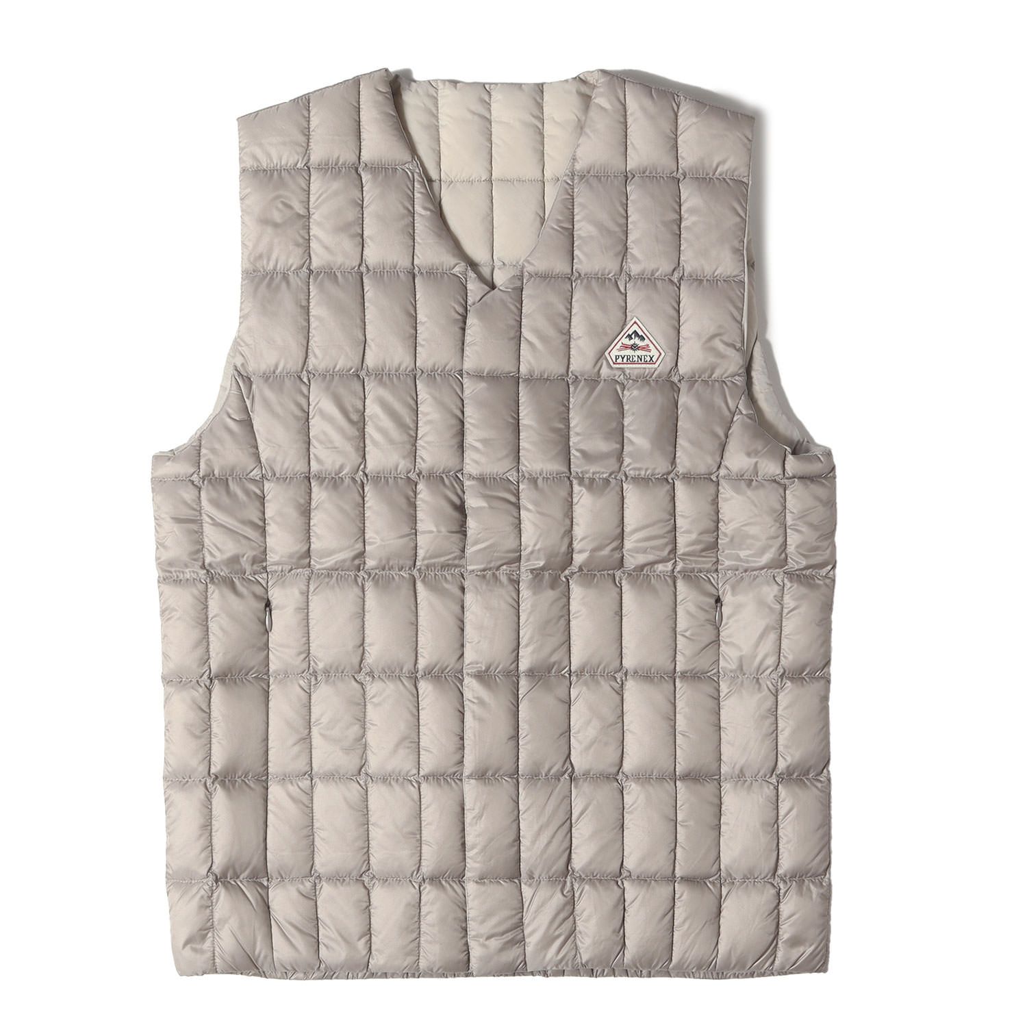 PYRENEX ピレネックス ベスト フェザーグレー サイズ M | 23 AW メンサ ダウンベスト MENSA アウター ジャケット ブルゾン 上着 メンズ